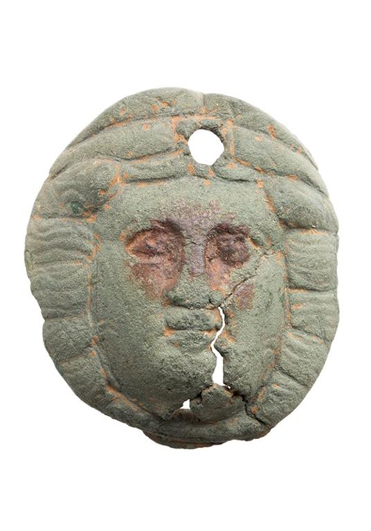 applique : applique anthropomorphe en bronze