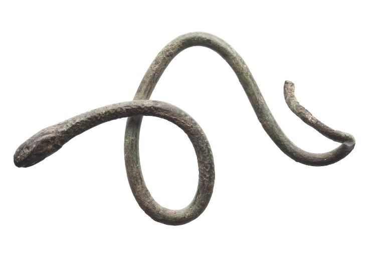 Serpent en bronze