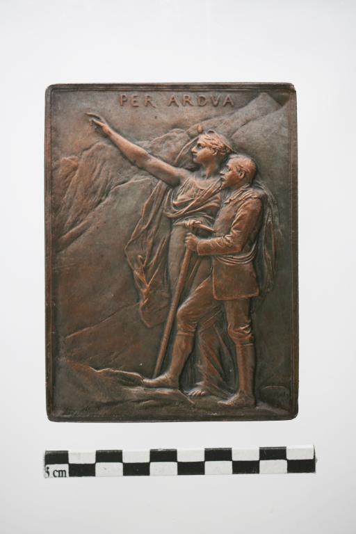 médaille : Revers de la Médaille du club alpin par Oscar Roty