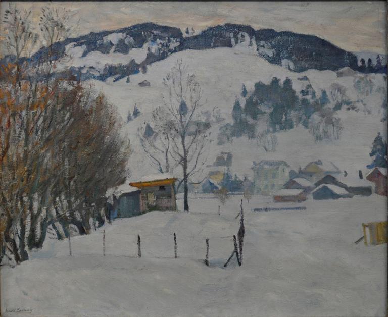 Megève, une journée grise