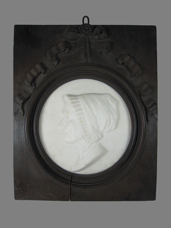 médaillon : Portrait de Mme Anne MARCELLIN née ROBERT, mère de l'artiste