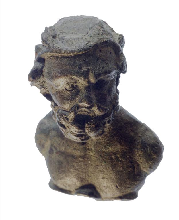 Applique de meuble représentant le buste de Silène