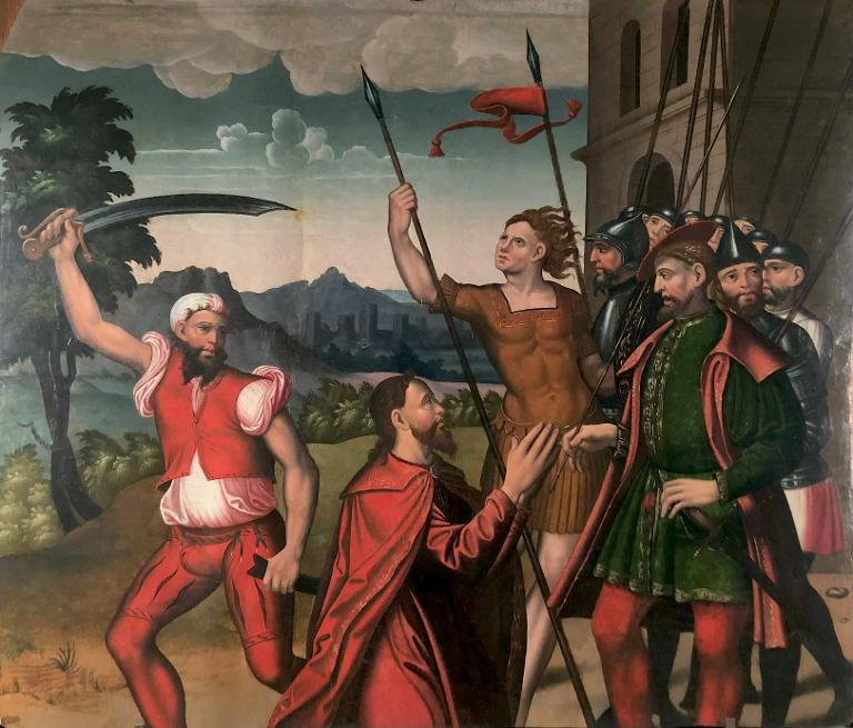 La décapitation d'un saint