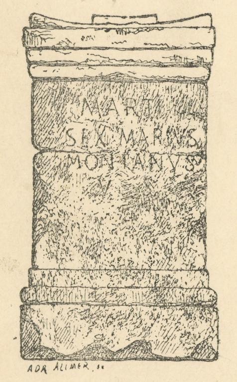 Autel dédié à Mars