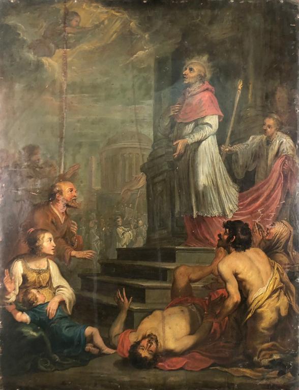 Saint Charles Borromée pendant la peste à Milan