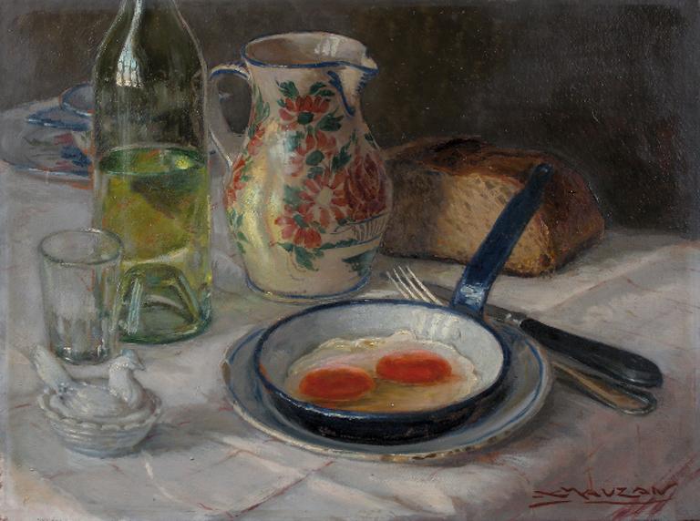 Les œufs au plat