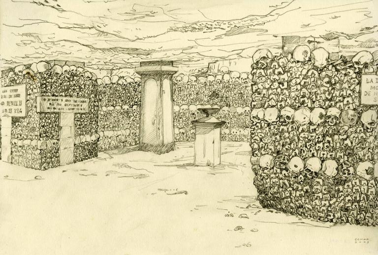 Catacombes de Paris (vue n°1)
