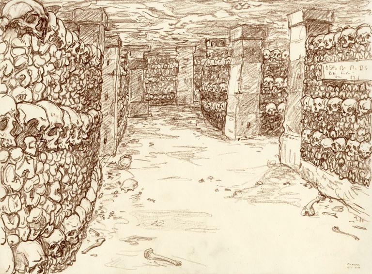 Catacombes de Paris (vue n°2)