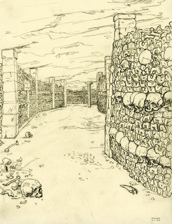 Catacombes de Paris (vue n°3)