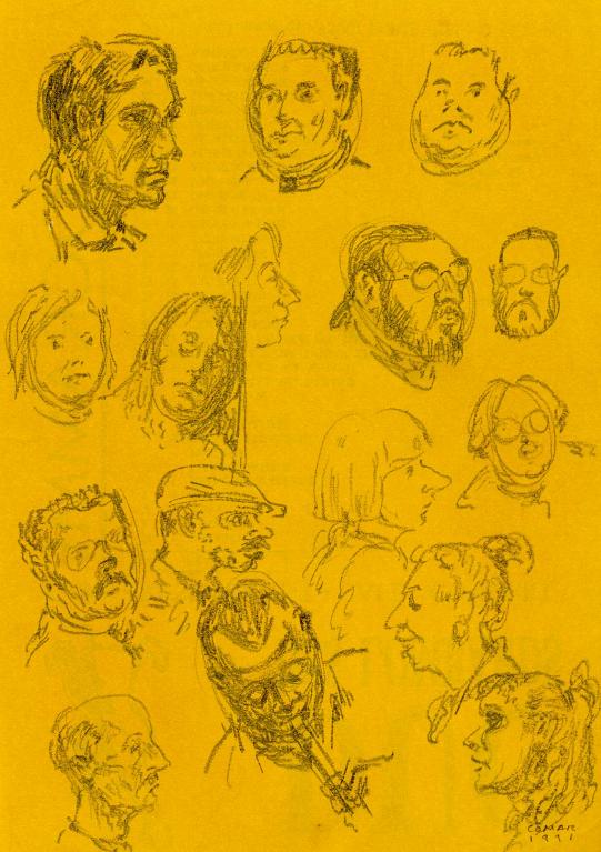 Divers portraits lors d'un concert de jazz au Duc des Lombards (n°3)