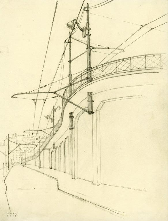 Caténaires de trolleybus, Lyon