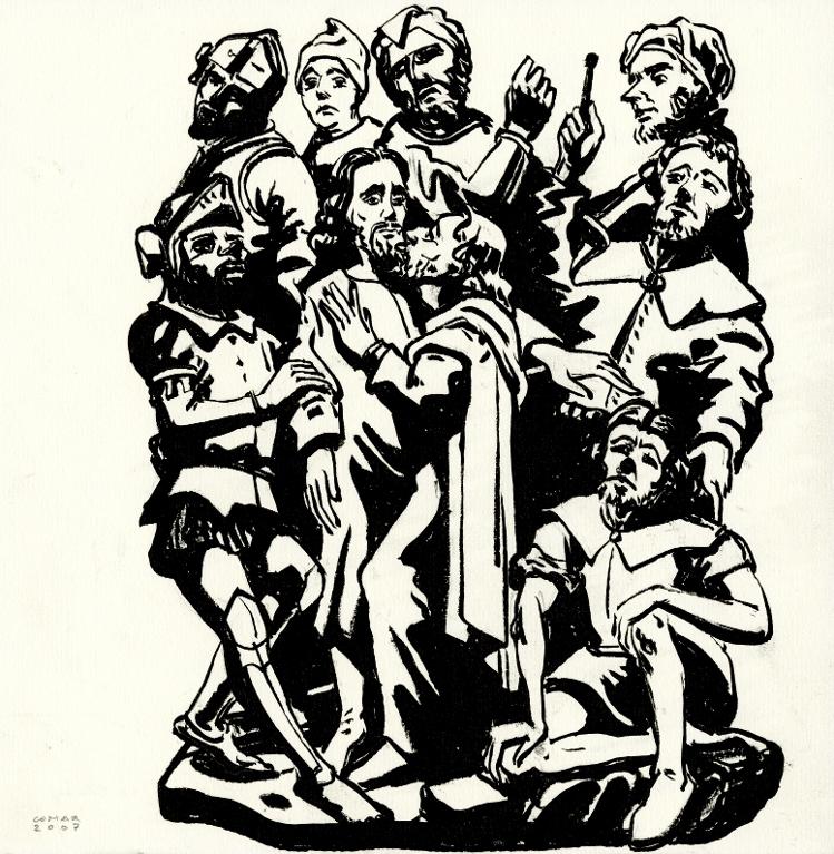 Groupe sculptural, musée national du Moyen Âge (musée de Cluny), Paris