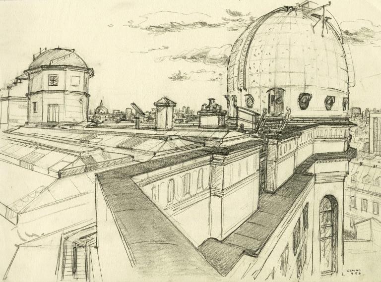 La terrasse de l'Observatoire de Paris