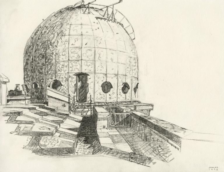 La coupole Arago à l'Observatoire de Paris