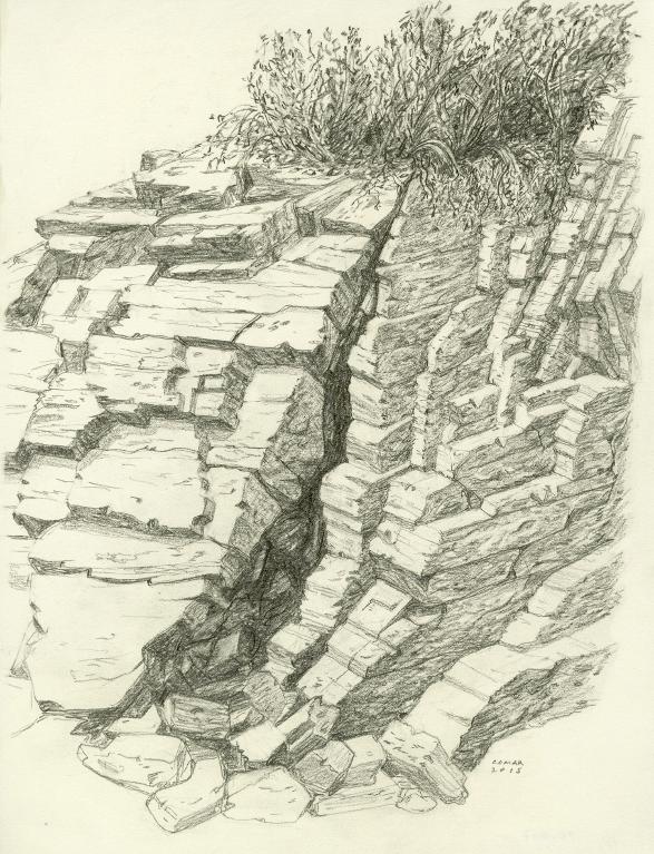 Paysage faille (n°7), Cap Corse