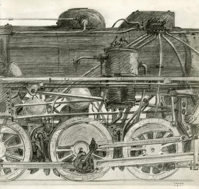 Flanc droit d'une locomotive TY2