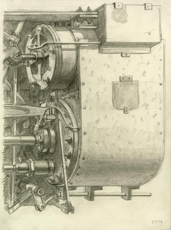 Tiroir de distribution d'une locomotive TY2
