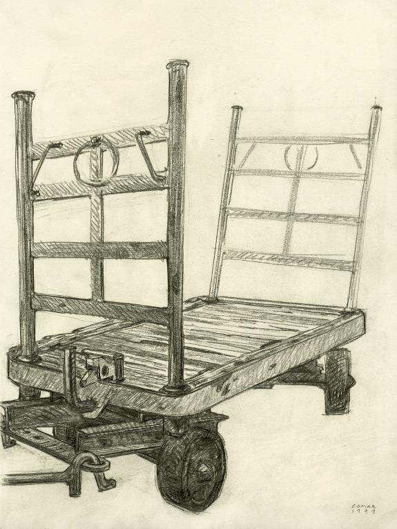Chariot à bagages (Gare d'Austerlitz)