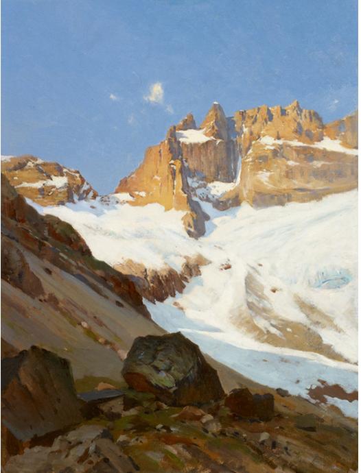 La Meije vue du vallon des Etançons